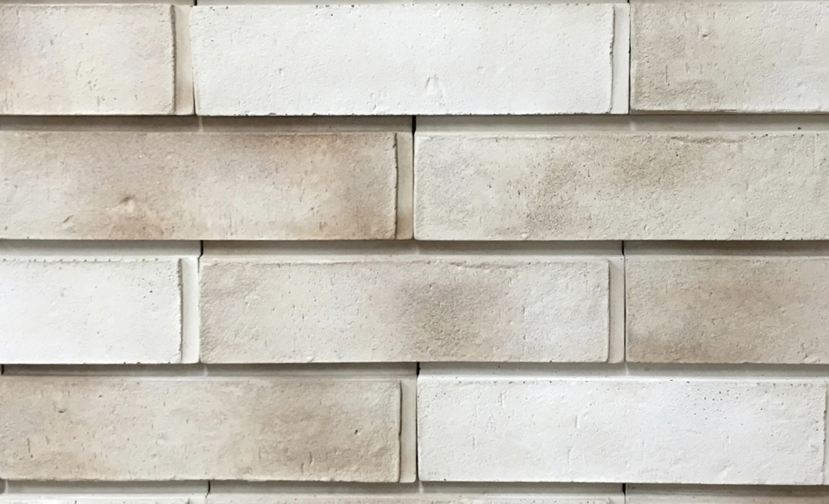 Боркум-1 Плитка под кирпич для навесного вент фасада без расшивки шва 250X65X20 мм искусственный камень