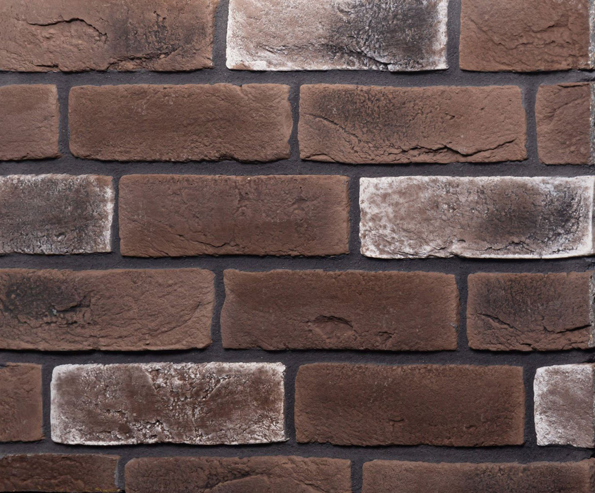 4 Византийский кирпич 225х65х15 мм, декоративный камень для фасада и интерьера Petra