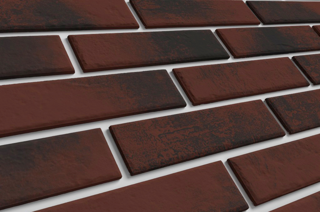 Red Wine 245х65х8,5 мм клинкерная плитка под кирпич для фасада и цоколя