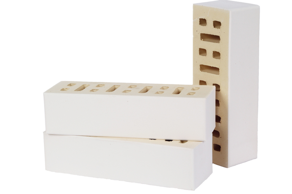 Lode BLANKA гладкий, 250*85*65 мм, Печной Кирпич керамический пустотелый, белый