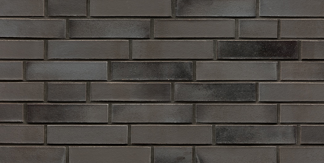 Кирпич облицовочный Клинкерный ABC 55854 Luna geflasht anthrazit-grau geflammt glatt 55NF 240*71*55 мм