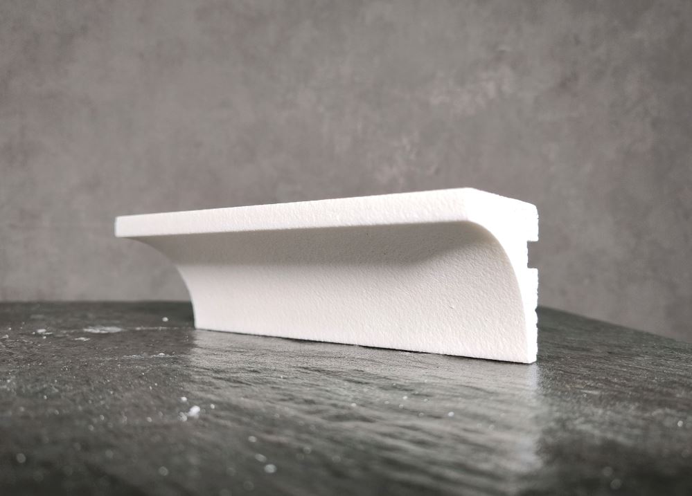 КАРНИЗ для Фасада и Интерьера - лепнина, декор из пенополистирола КВ-60/1 60*60*2000 мм