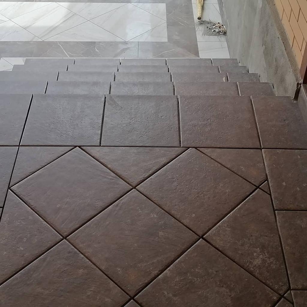 Клинкерная плитка Ilario Braun 300x300x11 – для улицы, террасы, крыльца, лестницы, морозостойкая