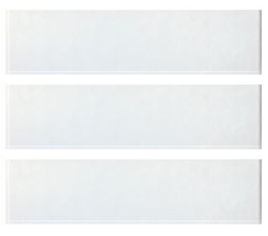 №7 Глазурованная Фасадная плитка Клинкерная облицовочная под кирпич 283х84х13,5 мм цвет чисто белый RAL