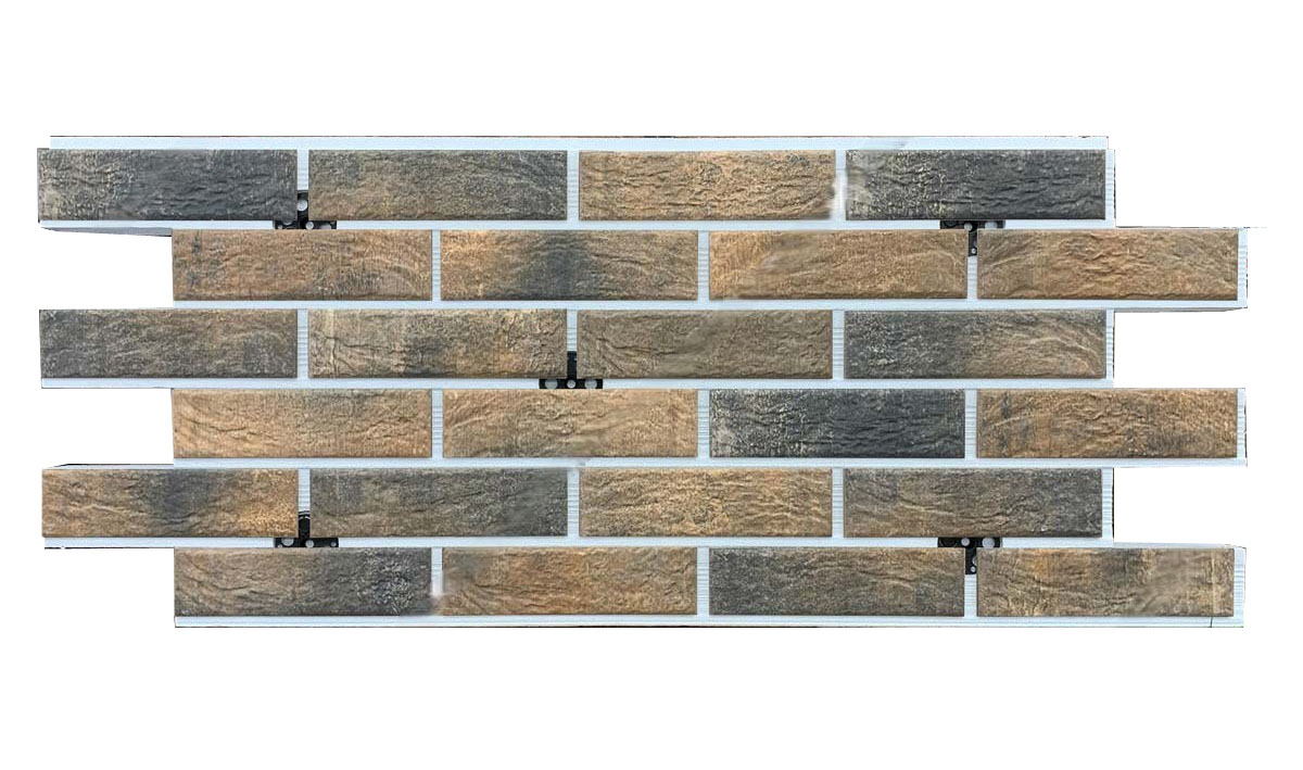 Loft Brick Cardamon фасадная термопанель из пенополистирола ППС 80 мм с клинкерной плиткой