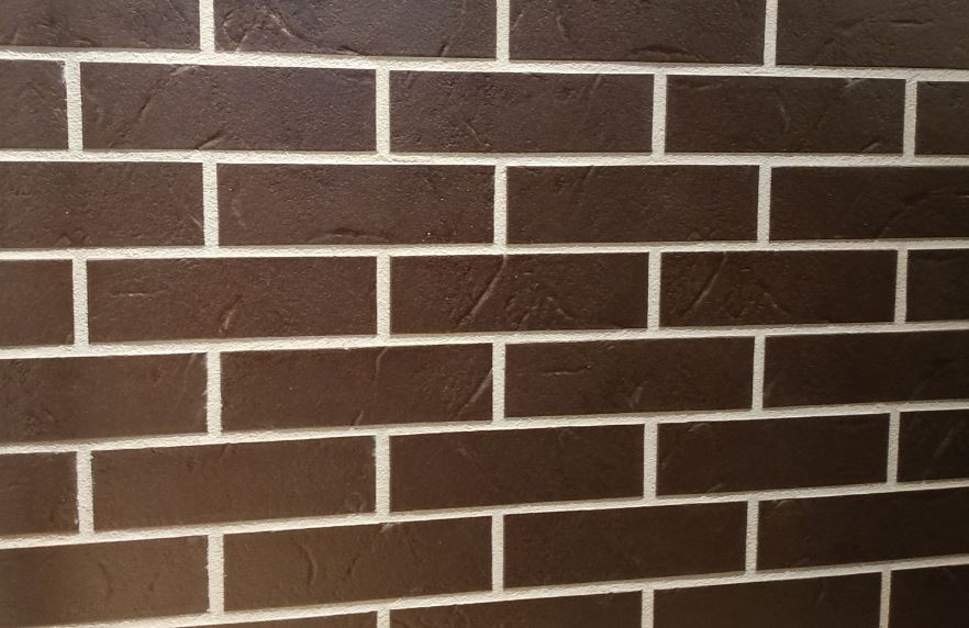 Ласточкин хвост Клинкерная фасадная плитка облицовочная ABC Braun 240*71*14 мм