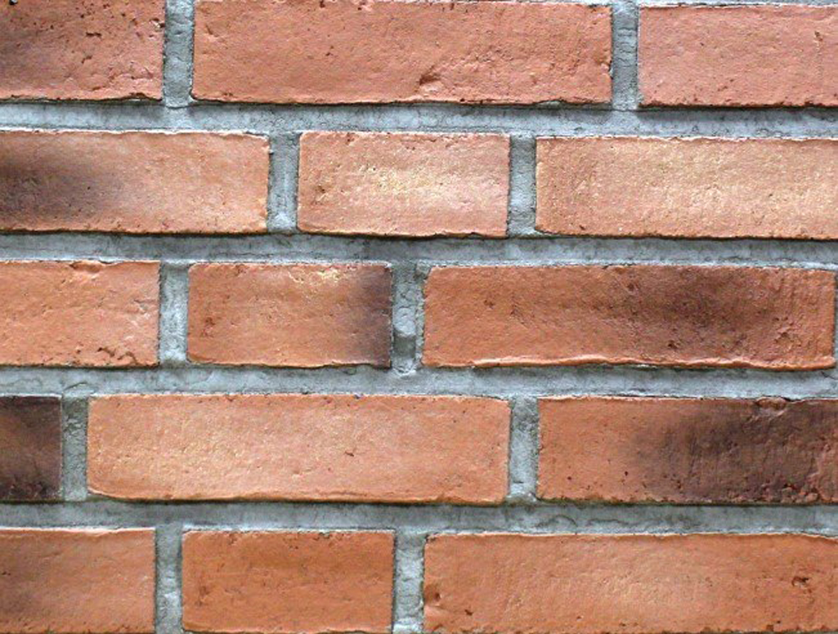 Амстердам-3 Плитка под кирпич для навесного вент фасада с расшивкой шва  210X50X20 мм искусственный камень