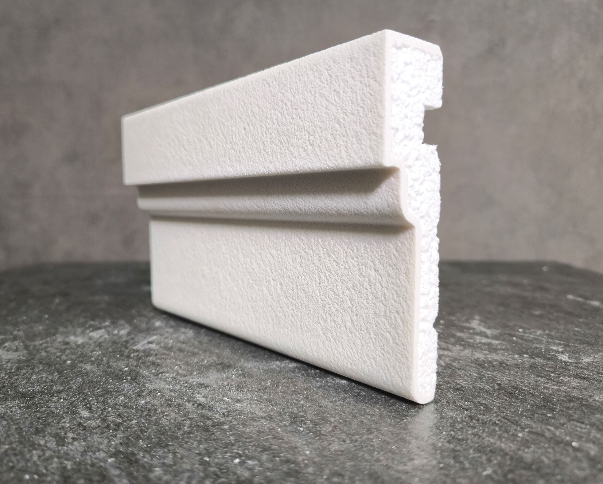 Молдинг для фасада - лепнина, декор из пенополистирола МВ-120/1 120*30*2000 мм