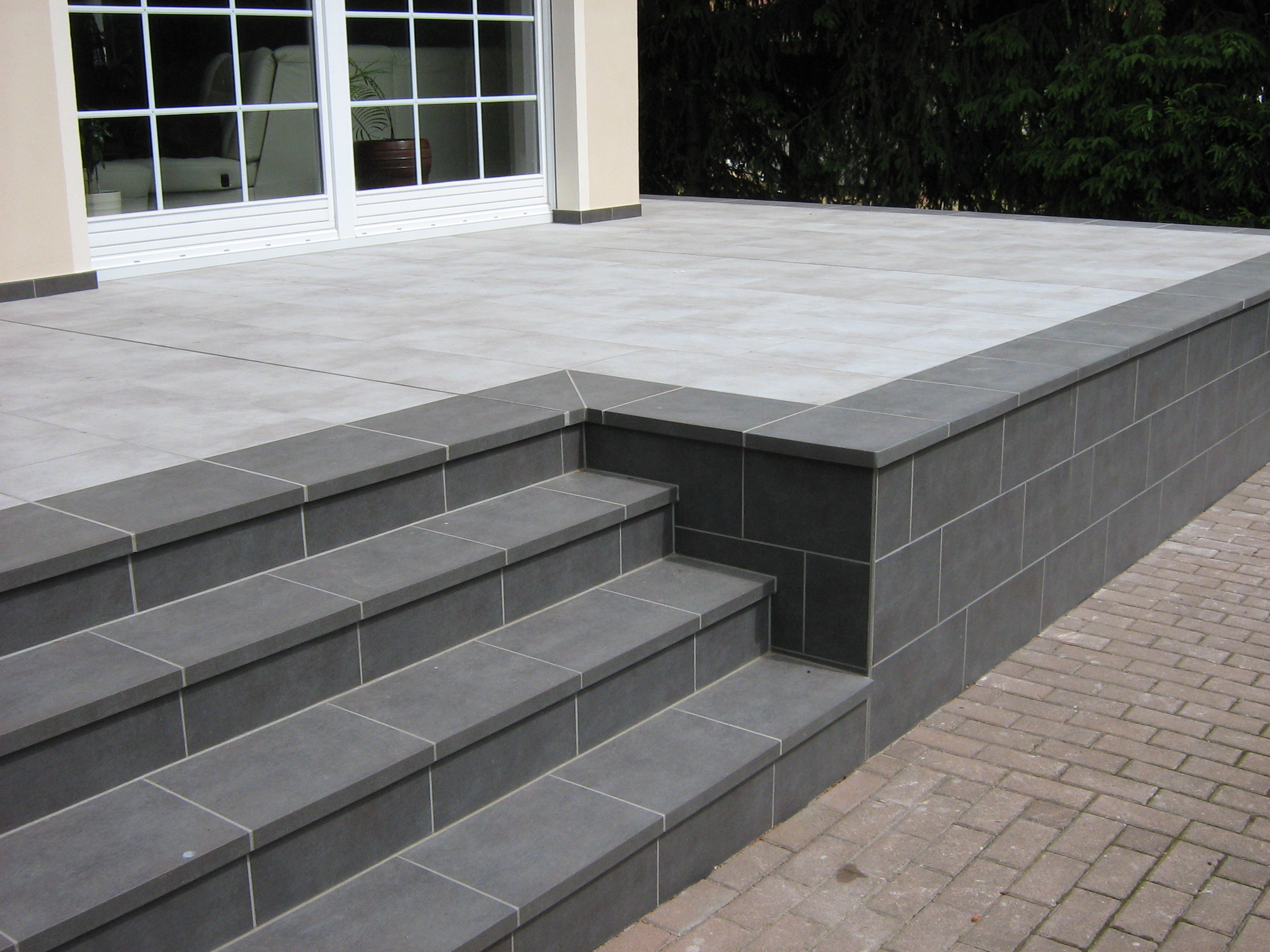 Клинкерная Ступень лофт Угловая противоскользящая плитка Stroeher KERAPLATTE ASAR 645 giru 340*340*35*11 мм