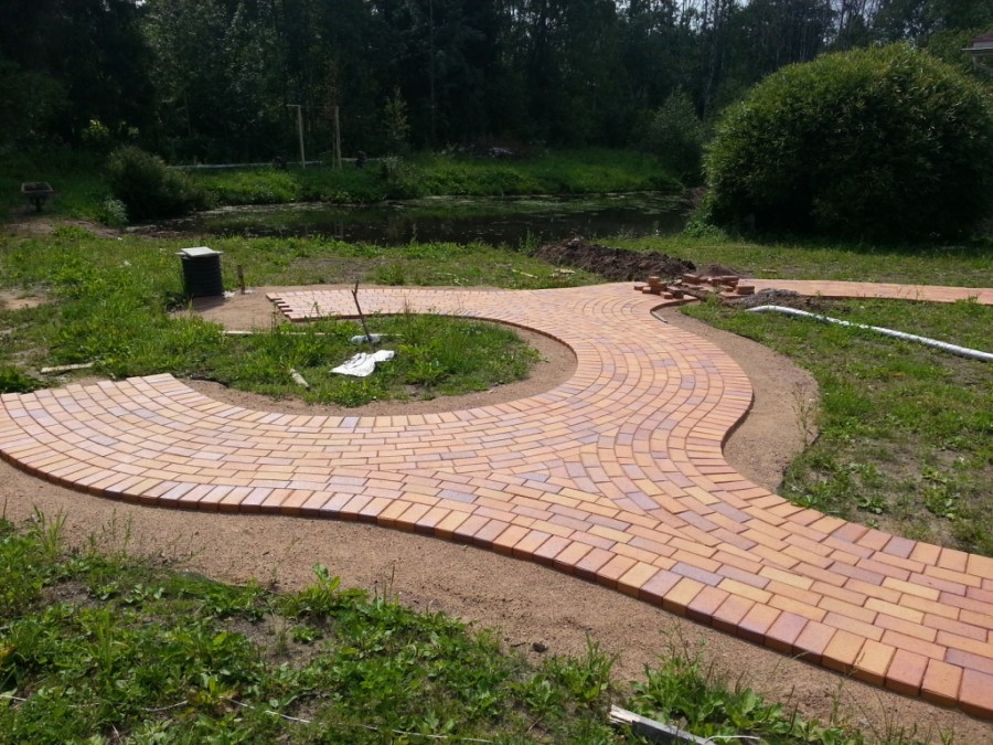 Тротуарная плитка / брусчатка Клинкерная ABC Herbstlaub-geflammt hell (Хербстлауб-гефламмт хелл), 200*100*52 мм