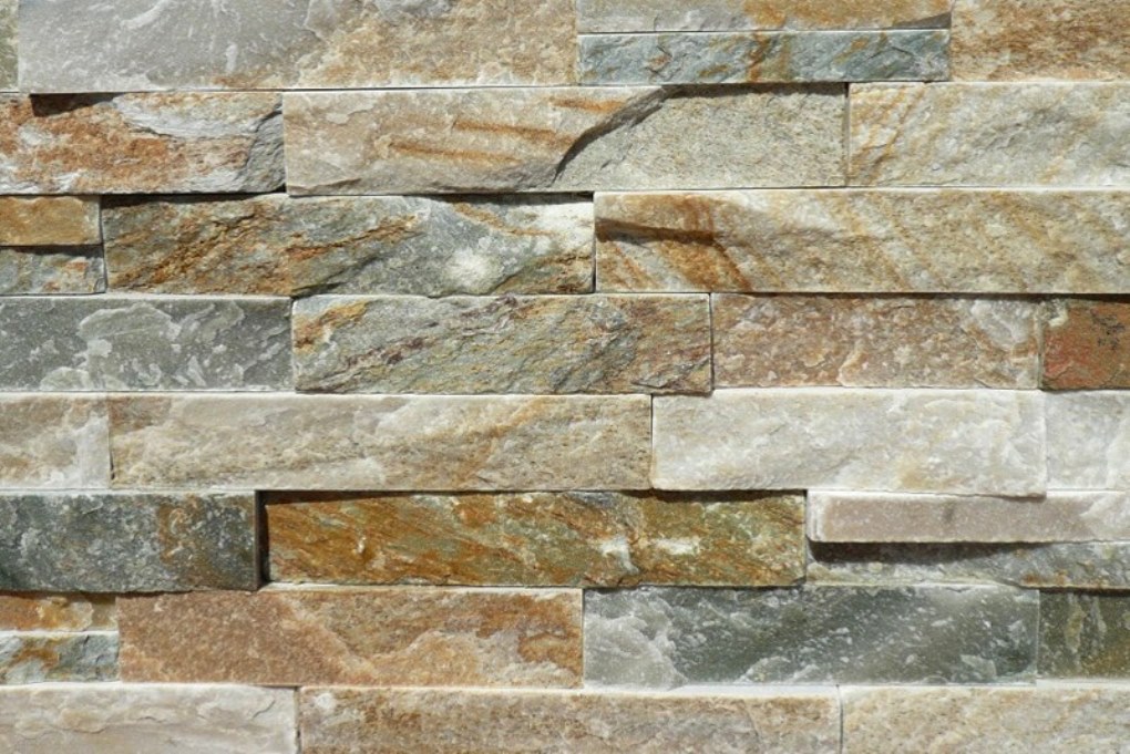 Фасадный облицовочный натуральный камень Sunset Gold 14F