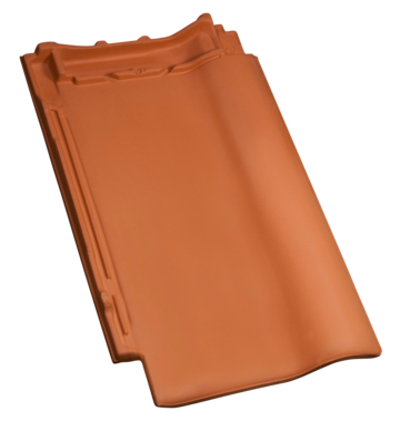 Керамическая черепица рядовая Roben Piemont натуральный красный