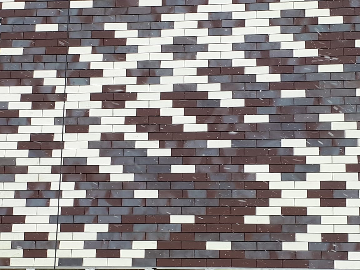 Клинкерная Плитка для Вентилируемых фасадов без расшивки шва ABC 9010 mix 283*85/100*22 мм