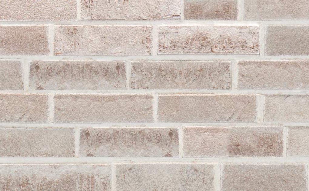 Клинкерная фасадная плитка под кирпич Stroeher (Штроер) Stilt 452 silber-grau рельефная, 490*40*14 ммreu