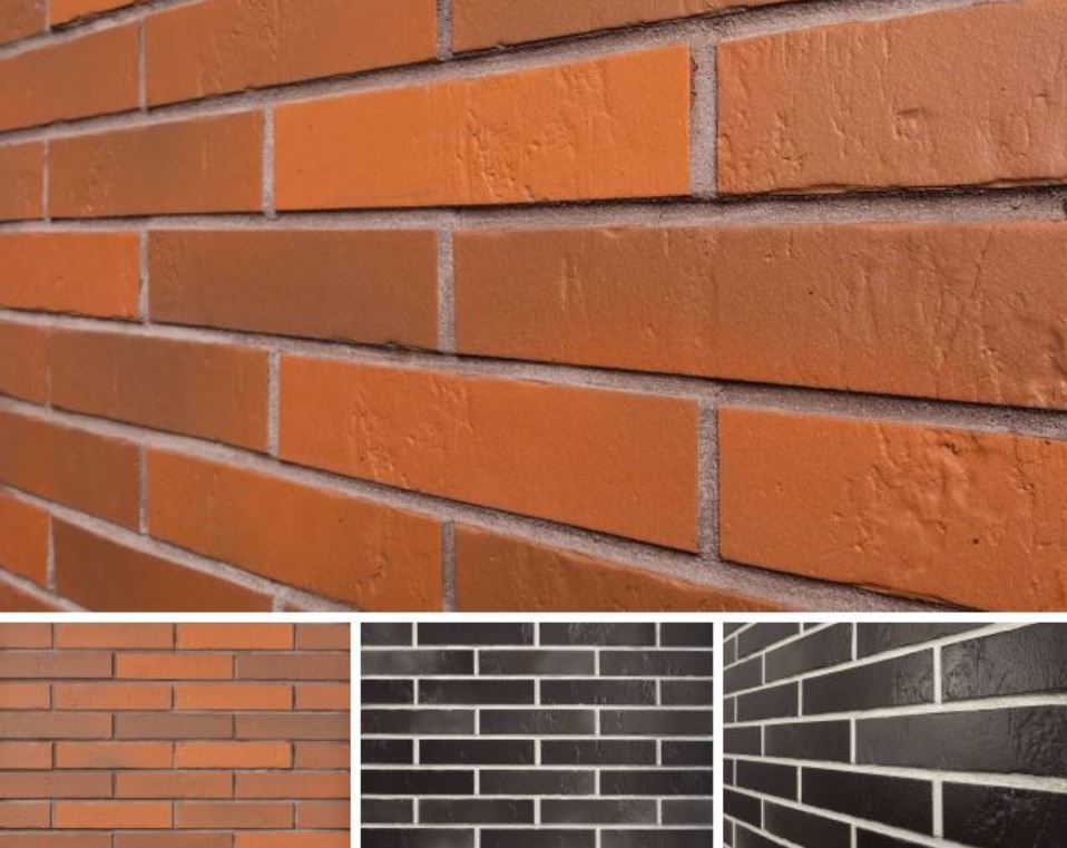 Немецкая клинкерная плитка для фасада и цоколя со склада в Москве