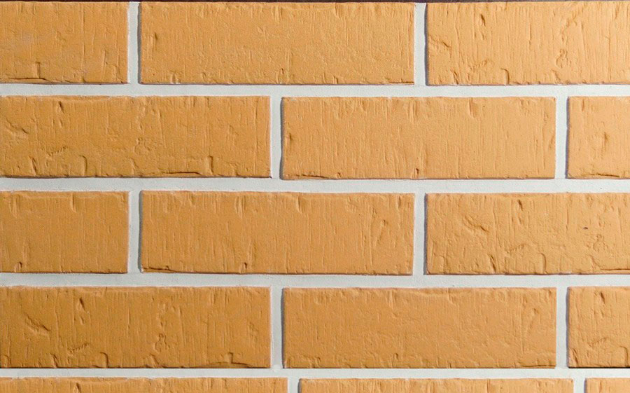 Фасадная Термопанель из пенополистирола ППС 60 мм с клинкерной плиткой Sandgelb Rustik 240*71*10 мм