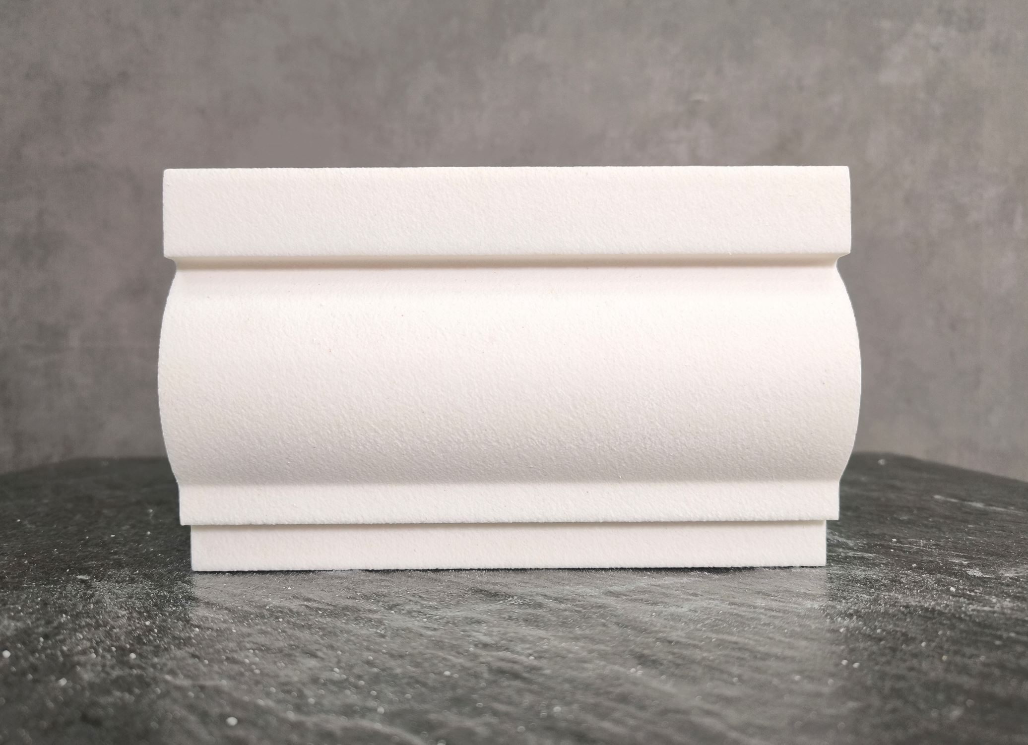 Молдинг для фасада - лепнина, декор из пенополистирола МВ-120/4 (МС-115) 120*40*2000 мм