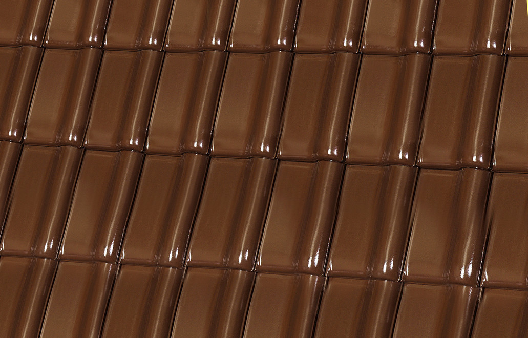 Керамическая черепица рядовая Roben MONZAplus мадуро глазурь