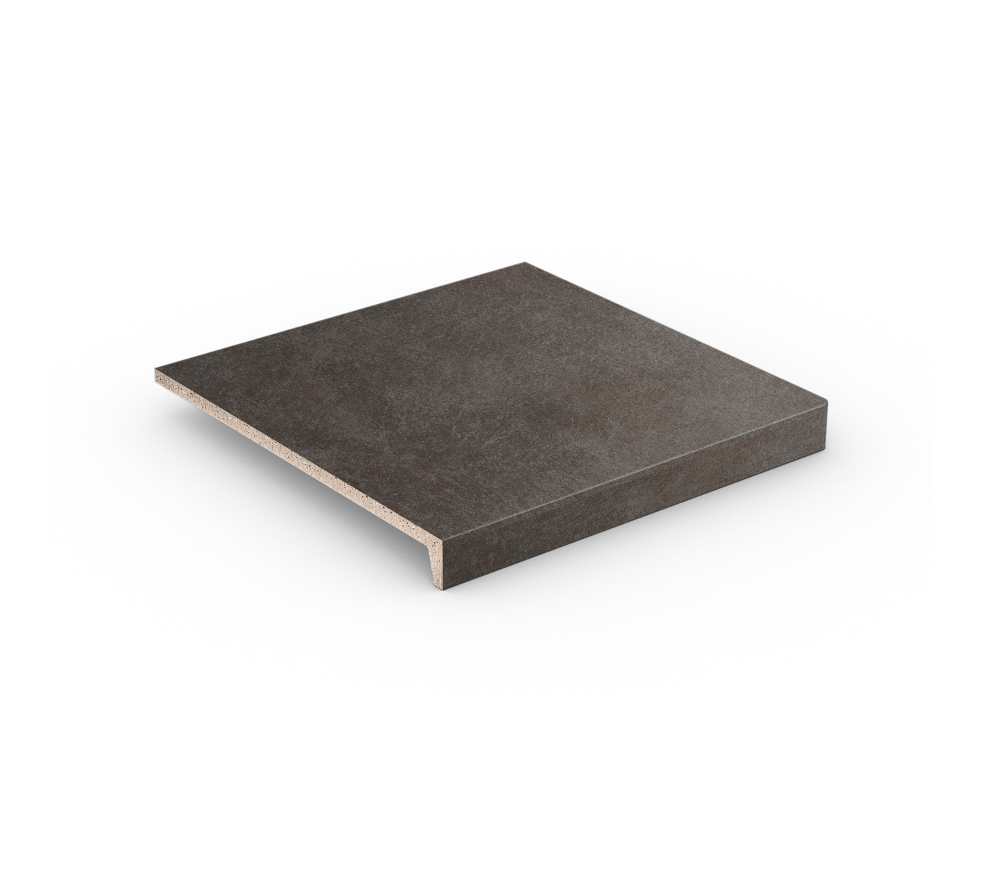 Клинкерная Ступень лофт противоскользящая плитка Stroeher KERAPLATTE ASAR X 645 giru 394*340*35*11 мм