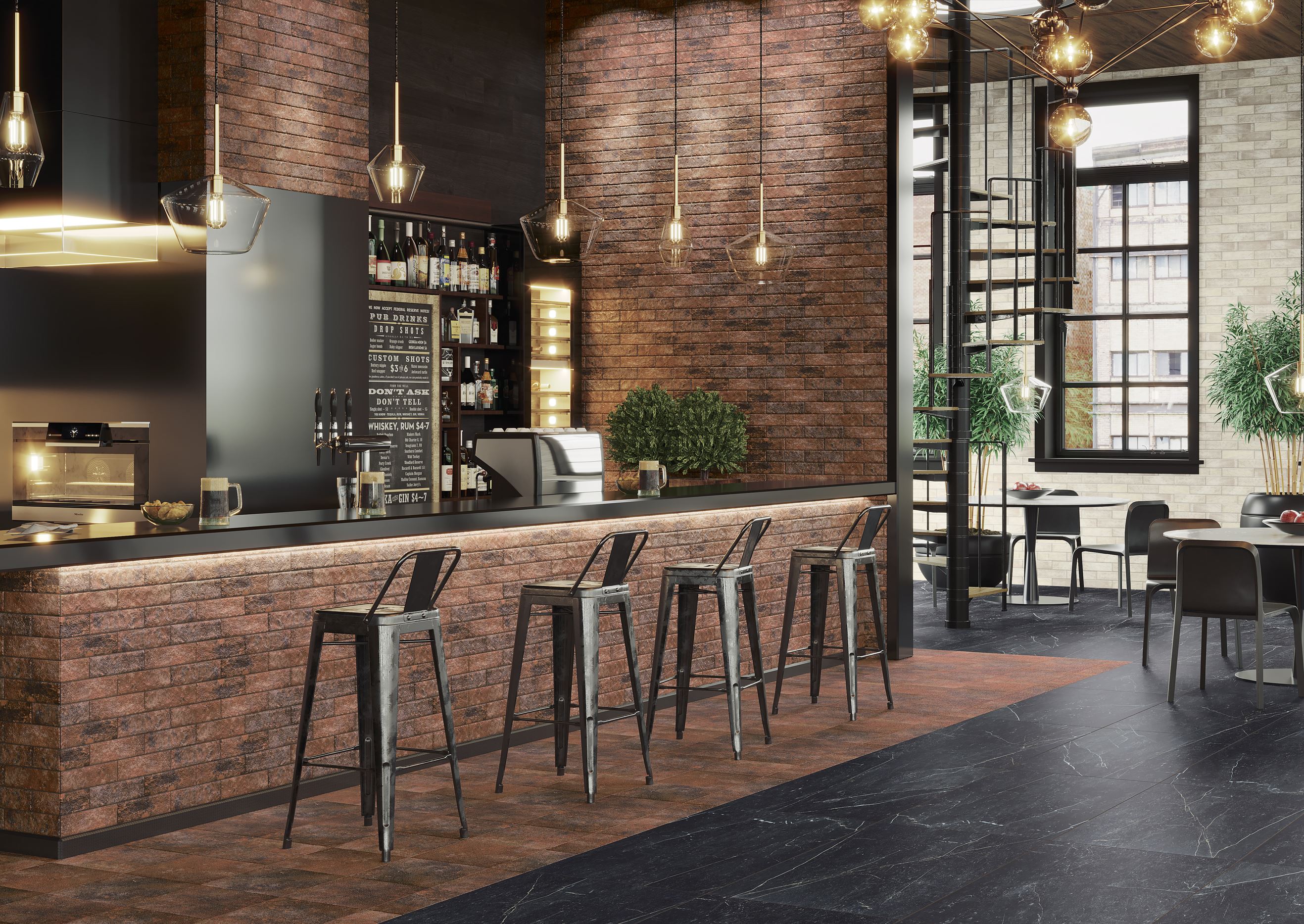 Клинкерная ступень флорентинер Arteon Rosso противоскользящая с капиносом, терракотовый 330x300x11 мм