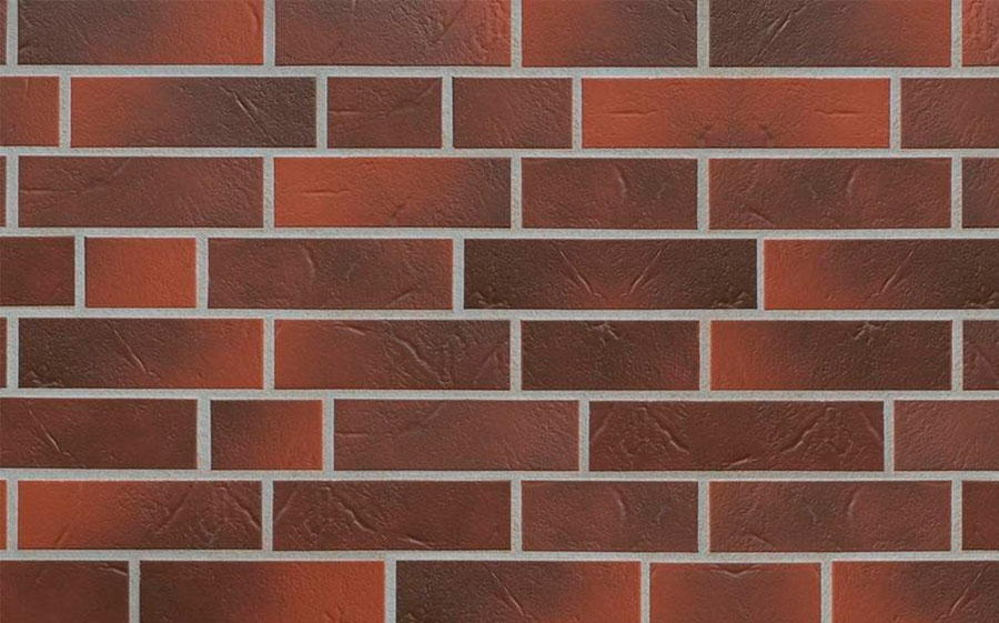 Ласточкин хвост Клинкерная фасадная плитка облицовочная под кирпич ABC Rotbunt struktur 239*69*13,5 мм
