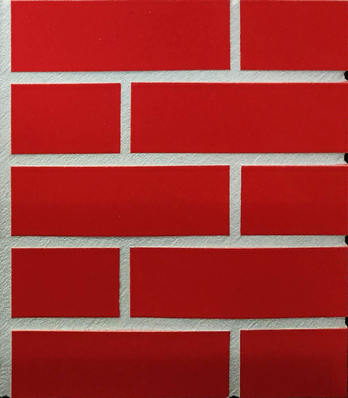 Rot 330 красная, 240*71*10 мм, Глазурованная клинкерная фасадная плитка под кирпич ABC