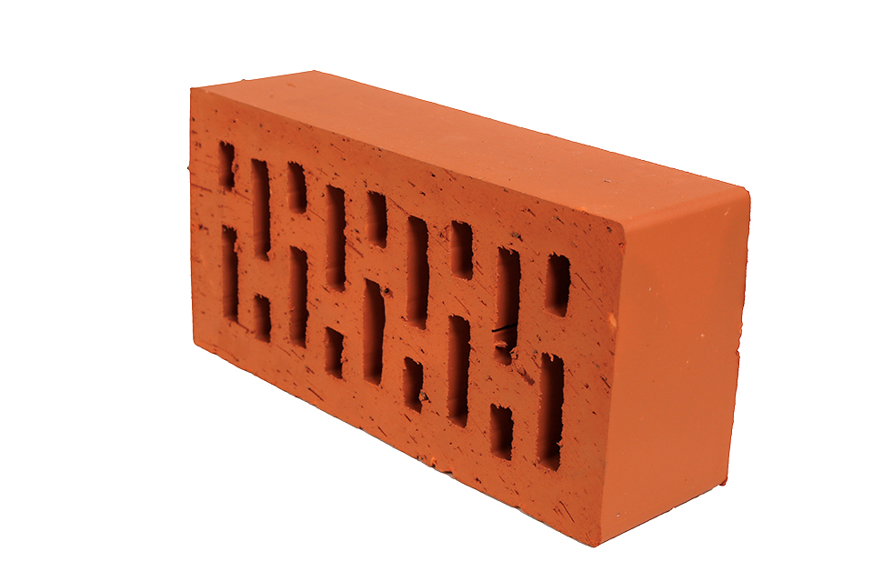 Lode JANKA F72 торцевой клин, гладкий 250*120*65(82) мм, Кирпич фигурный пустотелый  красный
