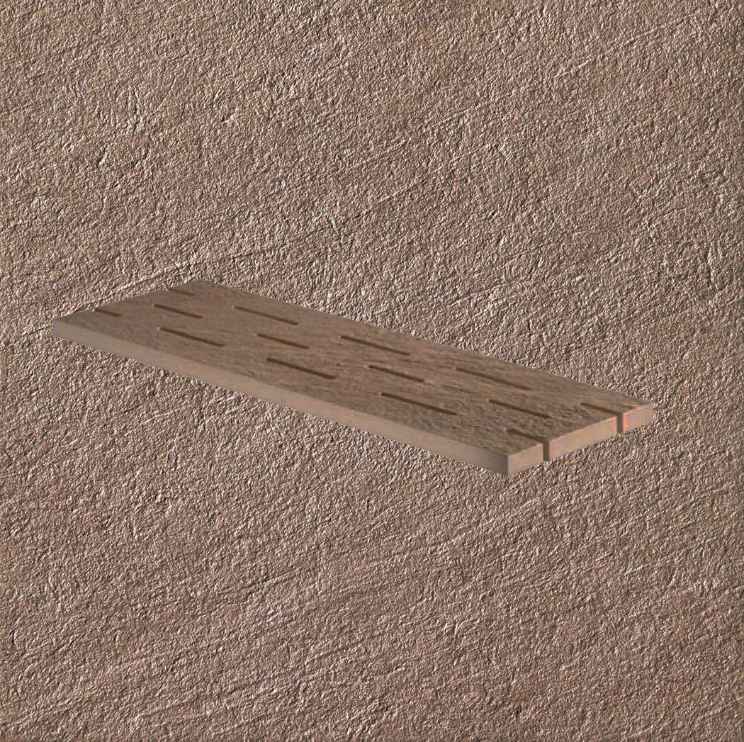 Тротуарная плитка Бежевая Lastra. Спец. Элемент- Решетка 20x60 Клиф Беж \ Cliff Beige Griglia 200х600х20мм