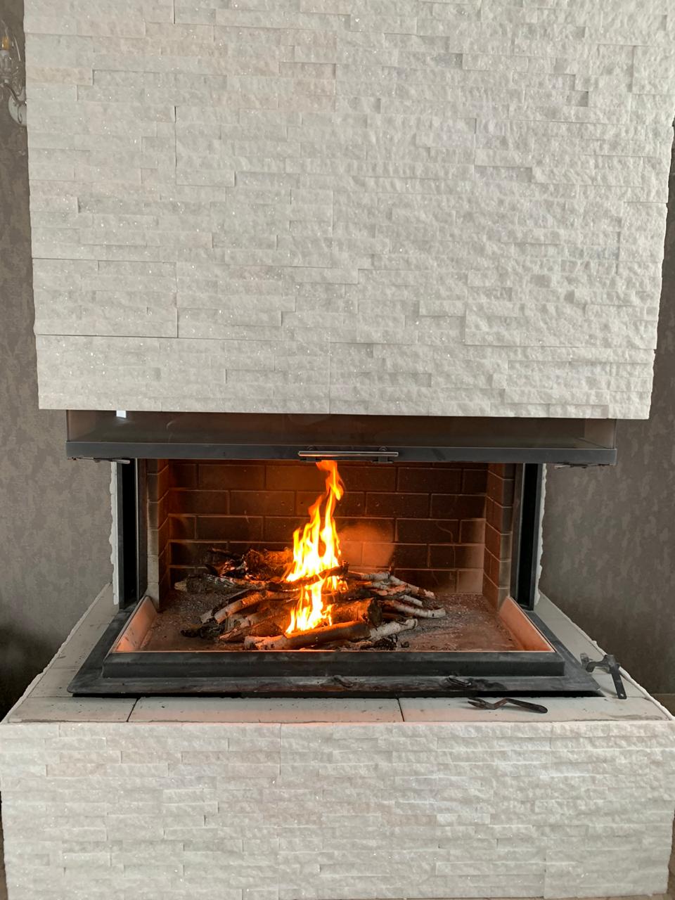 Мрамор кристально белый 600*150*10-15 мм, натуральный камень для интерьера BD