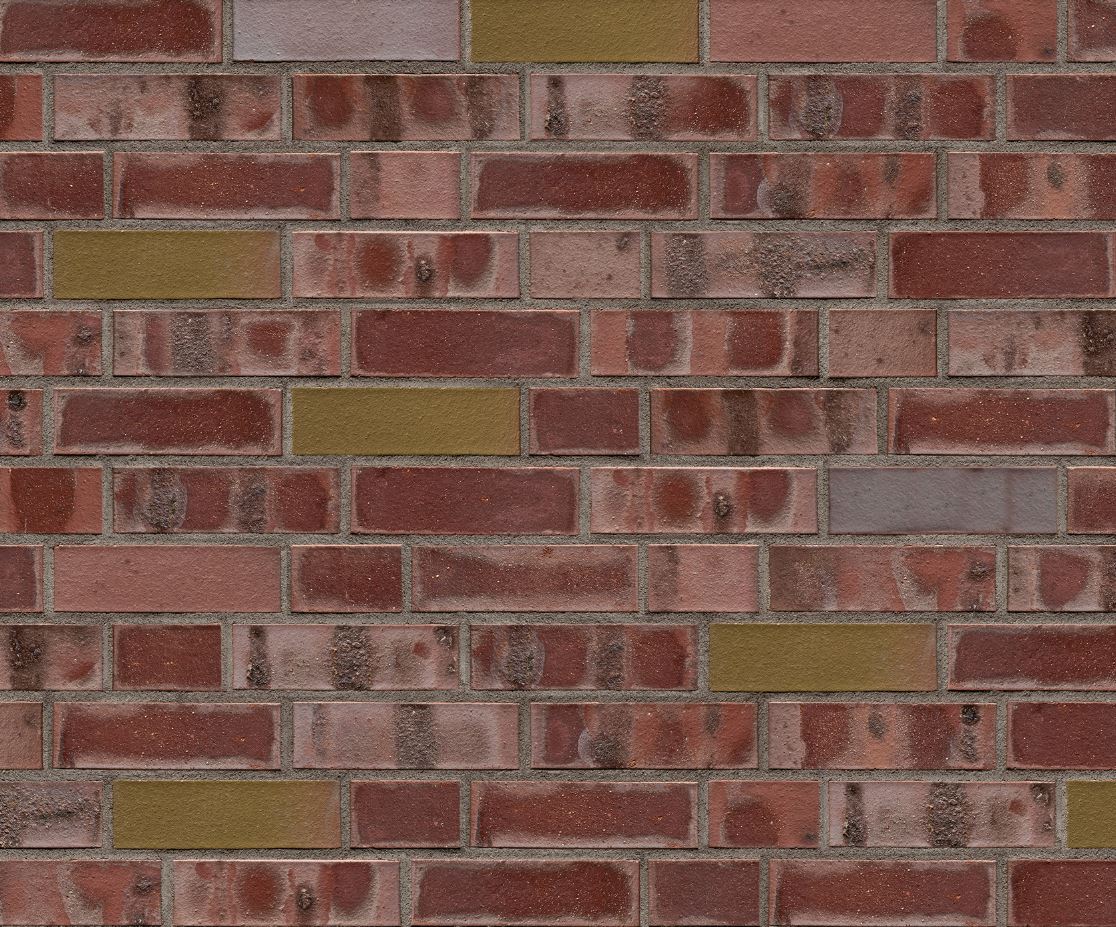 Кирпич облицовочный Клинкерный ABC 9104 Brandenburg mit Gelbanteil NF 240*115*71 мм