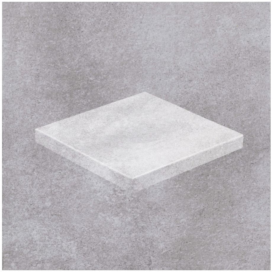 Клинкерная Ступень лофт Угловая противоскользящая плитка Stroeher KERAPLATTE AERA T 705 betone 340*340*35*11 мм