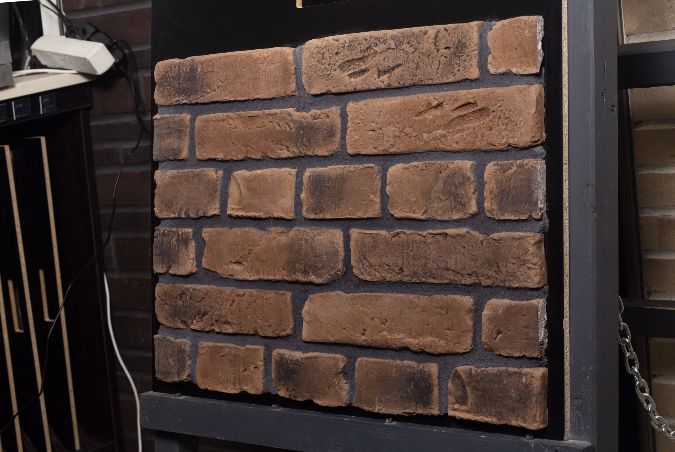 5 Скандинавский кирпич 250-260*60-70*15 мм, декоративный камень для фасада и интерьера Petra