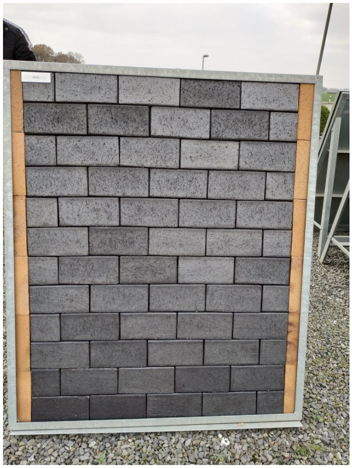 Тротуарная плитка Клинкерная ABC Berlin blau-anthrazit (Берлин блау-антхразит), 200*100*20 мм