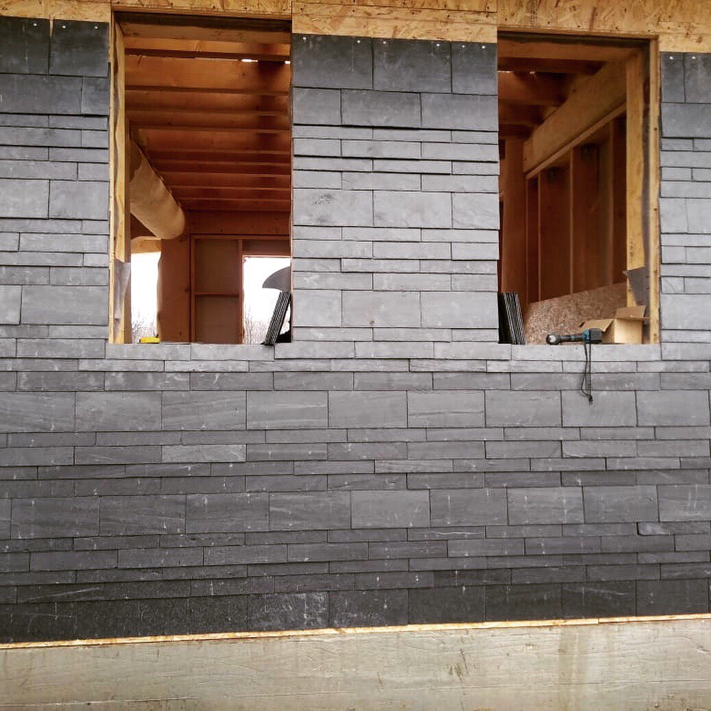 Камень отделка фасада и интерьера. Натуральный - природный камень СЛАНЕЦ плитка  320*220*5/7 мм