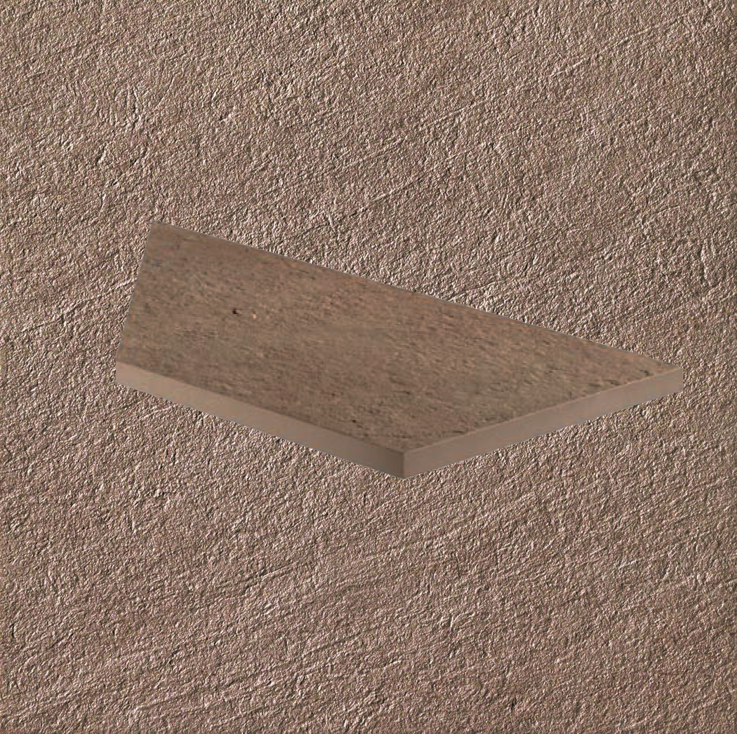 Тротуарная плитка Бежевая Lastra. Спец. Элемент- Бортик Угловой Лс Клиф Беж \ Cliff Beige Lineare Angolo Sx 300х600х20мм