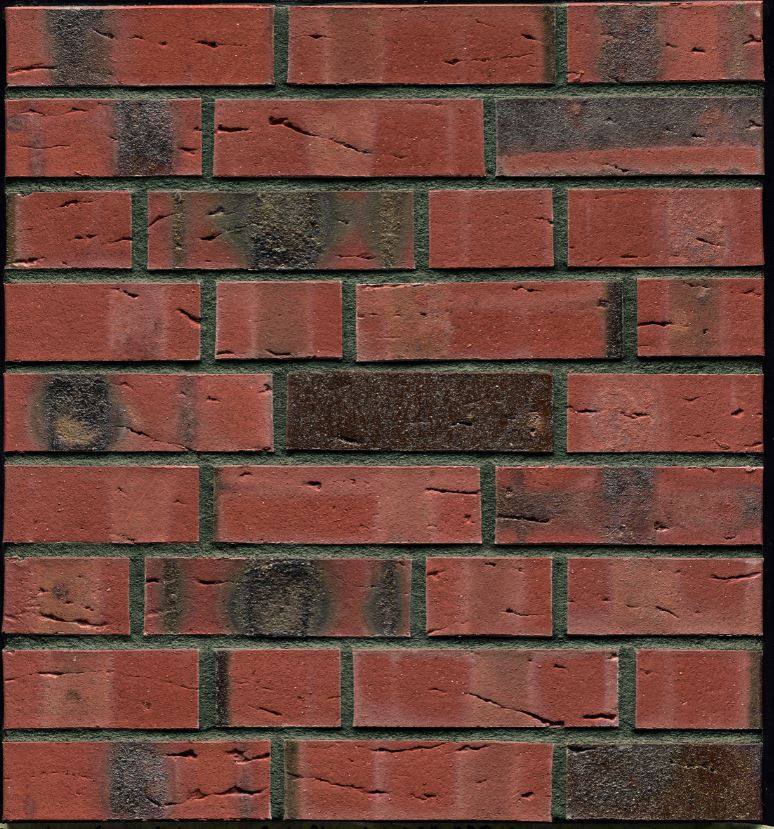 Кирпич облицовочный Клинкерный ABC 1008581 Grafschafter rot-Kohle NF 240*115*71 мм