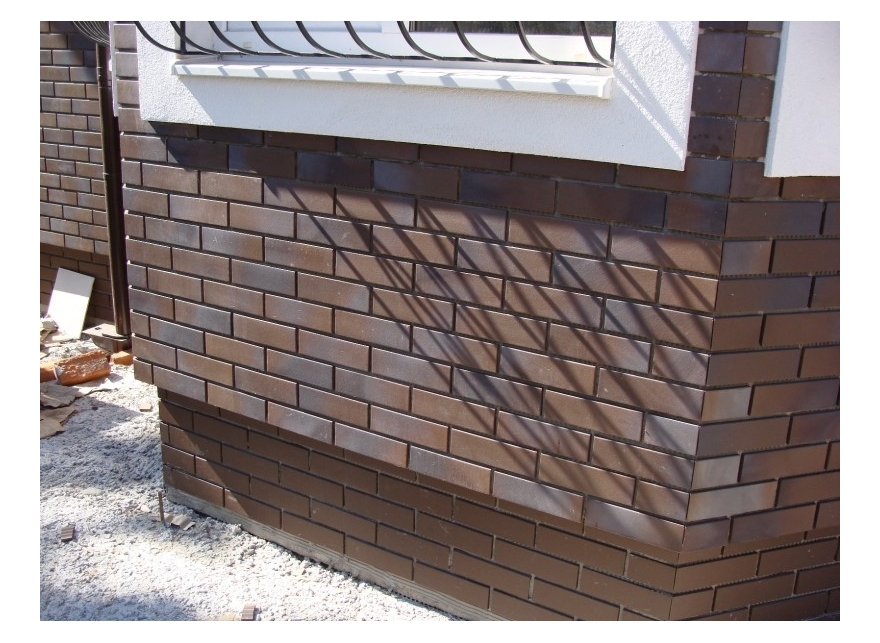 Клинкерная фасадная плитка облицовочная под кирпич ABC Baltrum genarbt 240*52*10 мм