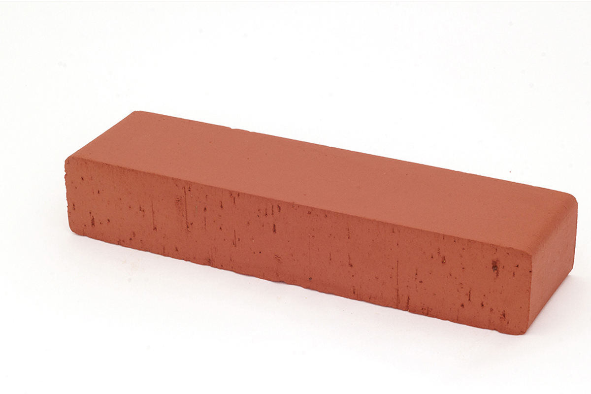 Клинкерная тротуарная плитка ригельная - брусчатка Lode  JANKA красный  250х45х65 мм