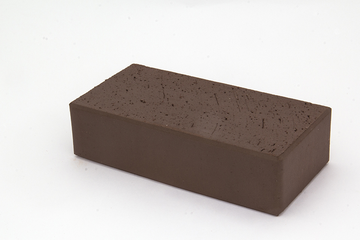 Клинкерная тротуарная плитка - брусчатка Lode  BRUNIS Коричневая 200х100х52 мм