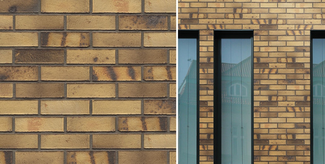 Кирпич облицовочный Клинкерный ABC 7603 Bornholm dänisch-Kohlebrand 55NF 240*71*55 мм