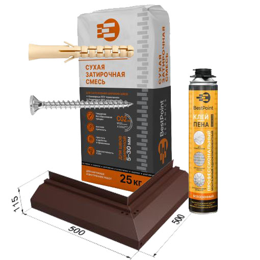 Комплектующие и крепёж для термопанелей ППС