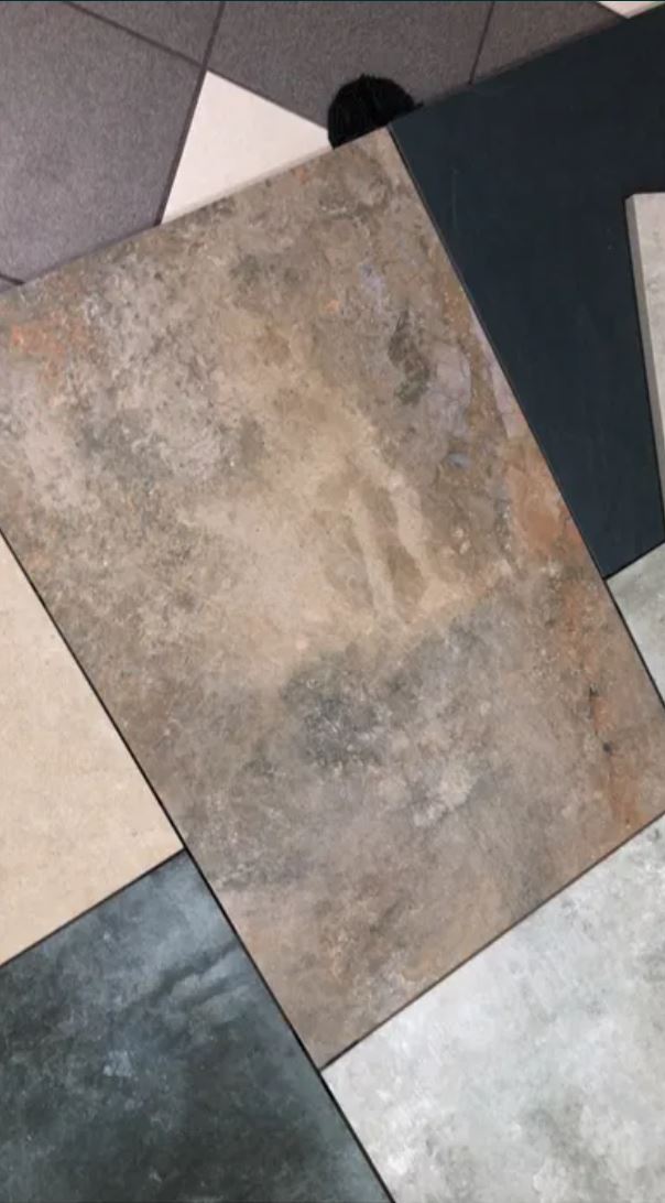 Burlington Rust Struktura 20 мм тротуарная плитка уличная, противоскользящая, керамогранитная 595*595*20 мм Paradyz