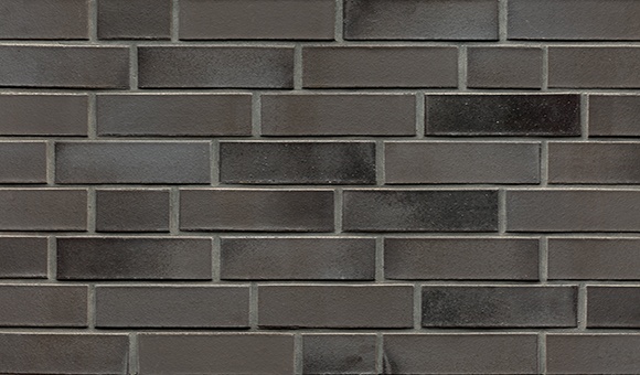 Кирпич облицовочный Клинкерный ABC 55854 Luna geflasht anthrazit-grau geflammt glatt 55NF 240*71*55 мм