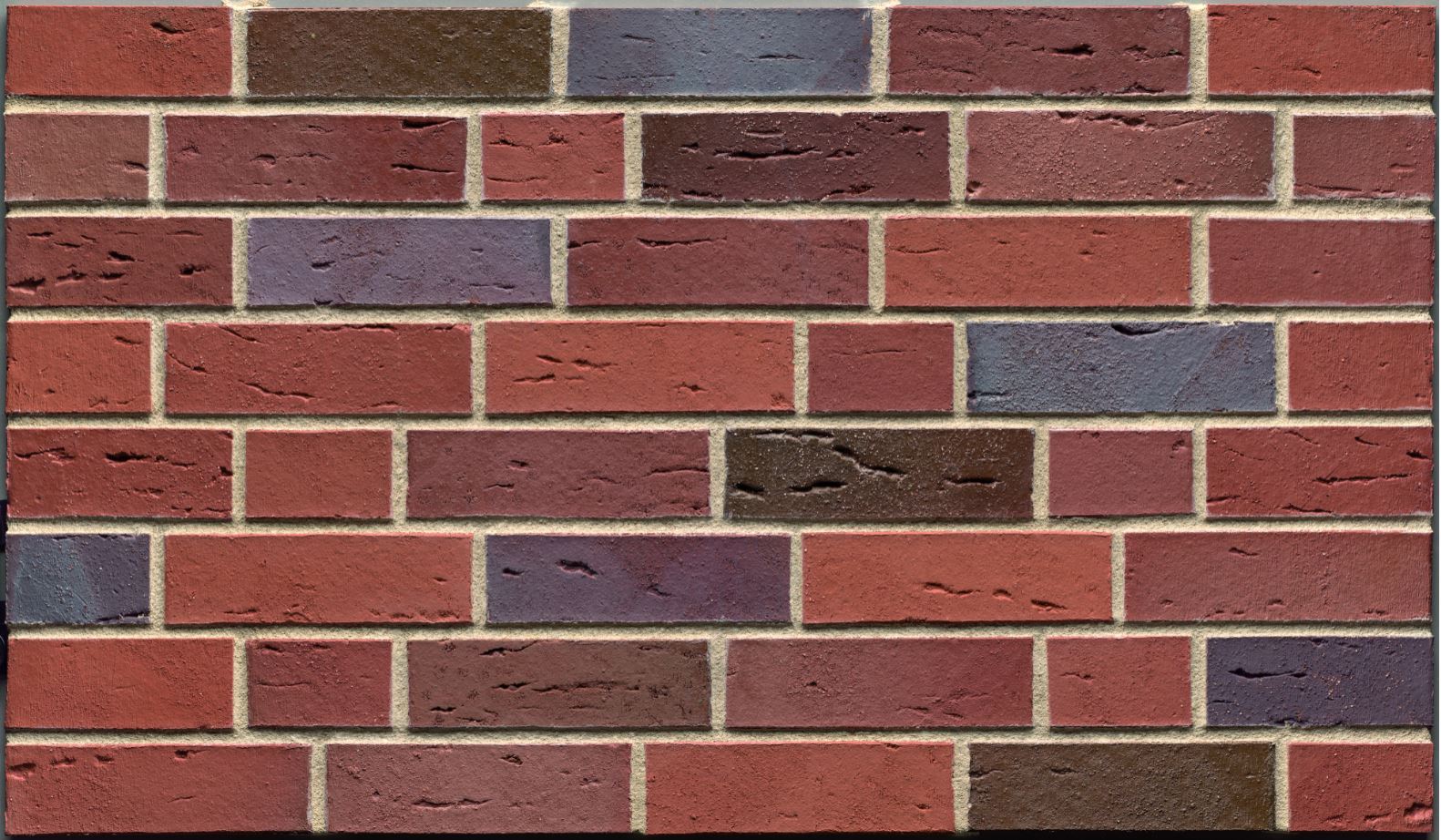 Кирпич облицовочный Клинкерный ABC 0558 Grafschafter rot-bunt 55NF 240*71*55 мм