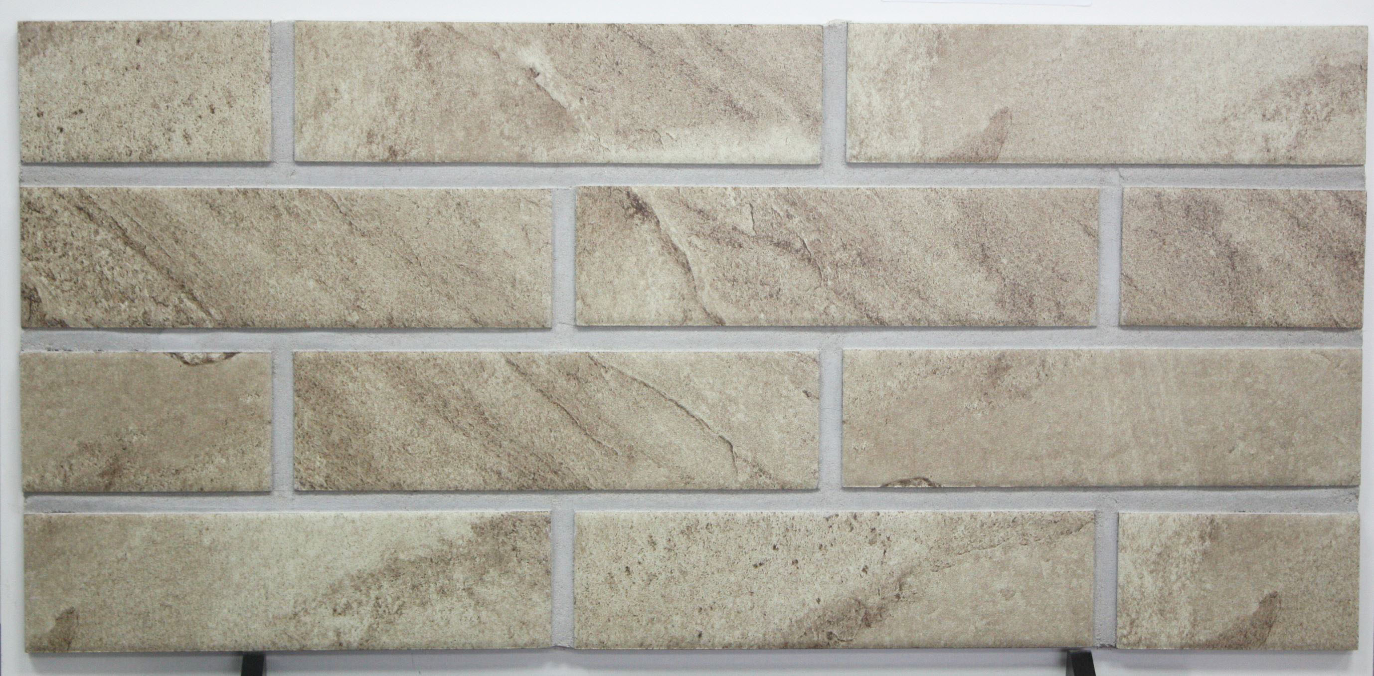 Mattone Pietra Beige 245X66х7,4 мм Клинкерная фасадная плитка под кирпич облицовочная бежевая