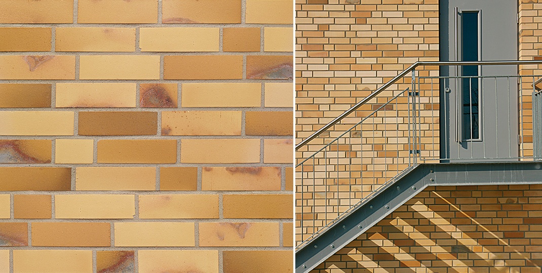 Кирпич облицовочный Клинкерный ABC 8354 St. Petersburg gelb Kohlebrand glatt NF 240*115*71 мм