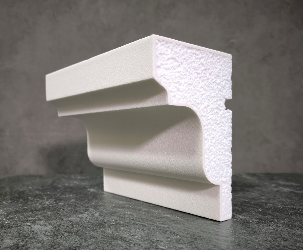 ПОДОКОННИК для Фасада и Интерьера - лепнина, декор из пенополистирола ПВ-155/1 155*100*2000 мм