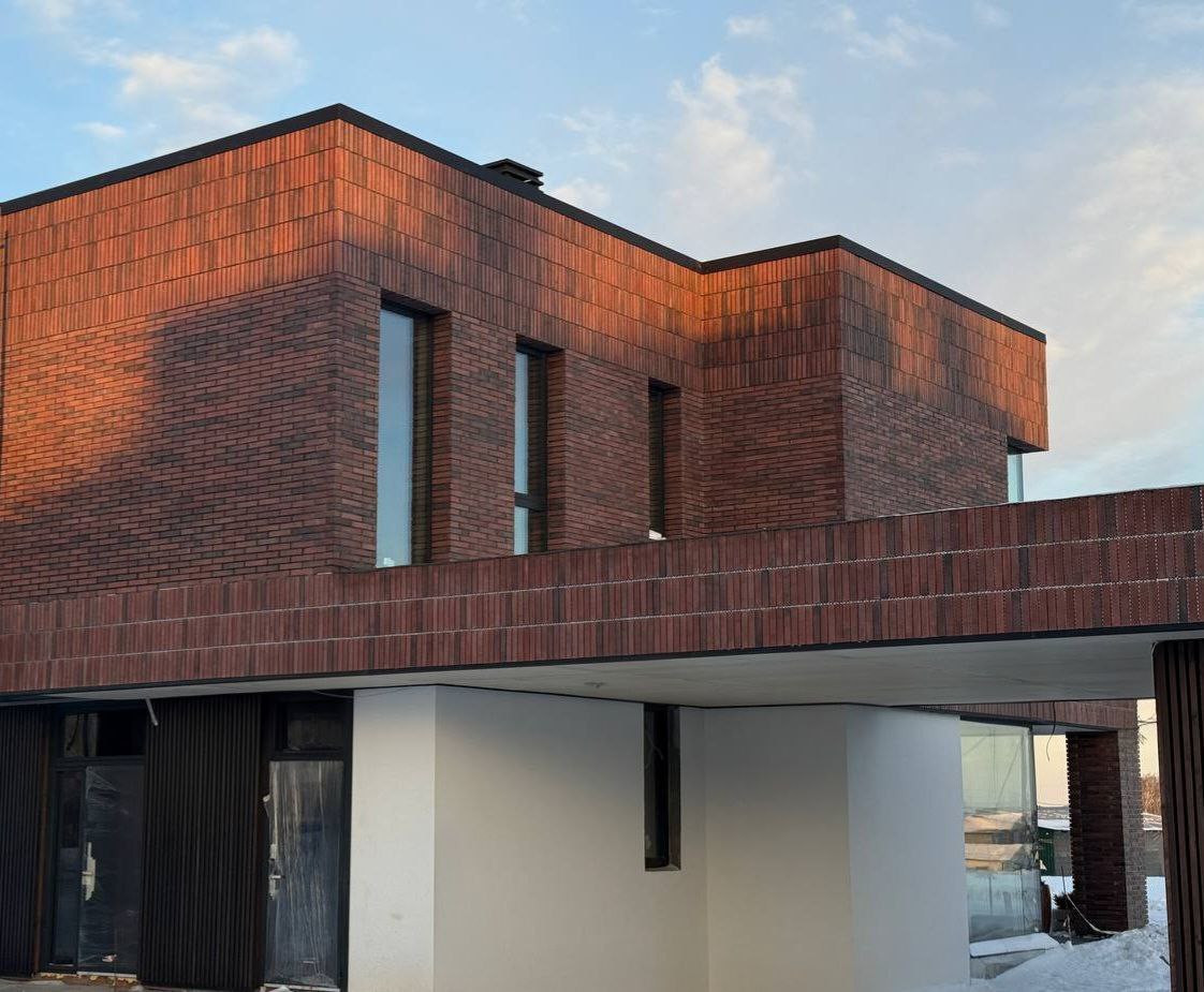 Фасадная ригельная плитка под клинкер Life Brick Лонг 430*52*15 мм