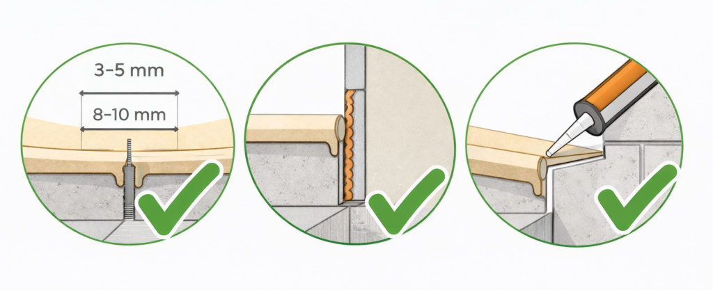 Швы и герметизация