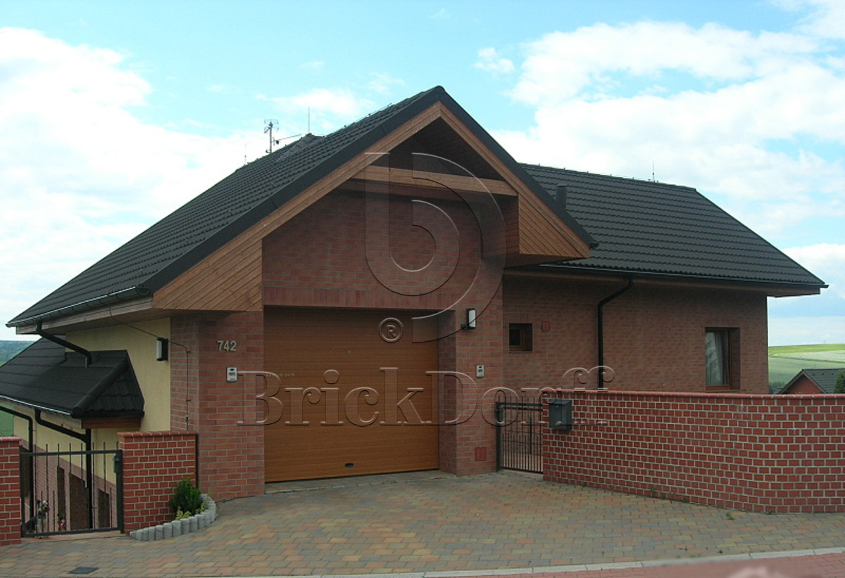 Клинкерная фасадная плитка облицовочная под кирпич Stroeher (Штроер) Keraprotect 413 utrecht рельефная NF11, 240*71*11 мм